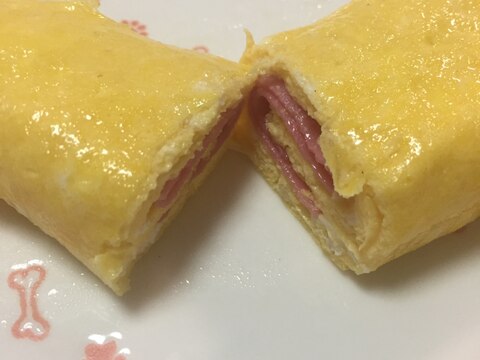 ハム入り卵焼き